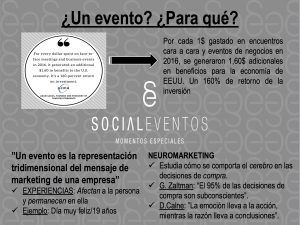 por qué hacer un evento de empresa. Diapositiva exposición Sinergia Córdoba